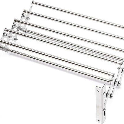 Wall-Mounted Stainless 5-Bar Drying Rack