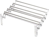 Wall-Mounted Stainless 5-Bar Drying Rack