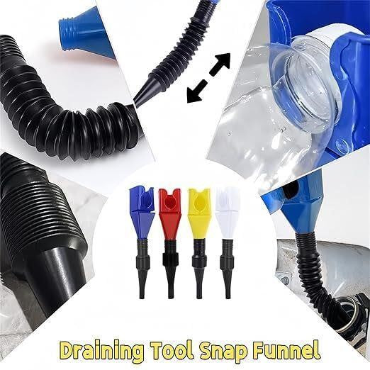 4- Pack: Oil Funnels for Automotive Use
