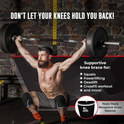 NORDIC SIZE SMALL 1 Pair Knee Sleeves- Size S