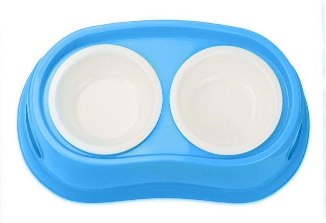 Elevated Dog and Cat Feeder, Double Bowl