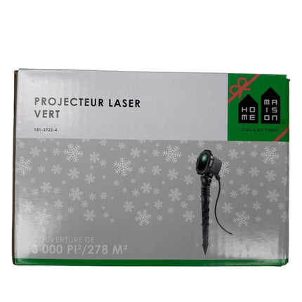Green Laser Projector 3000 Sq. Ft./278 M2 Coverage Home Collection 151-3722-4