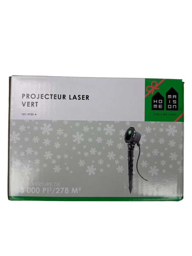 Green Laser Projector 3000 Sq. Ft./278 M2 Coverage Home Collection 151-3722-4