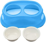 Elevated Dog and Cat Feeder, Double Bowl