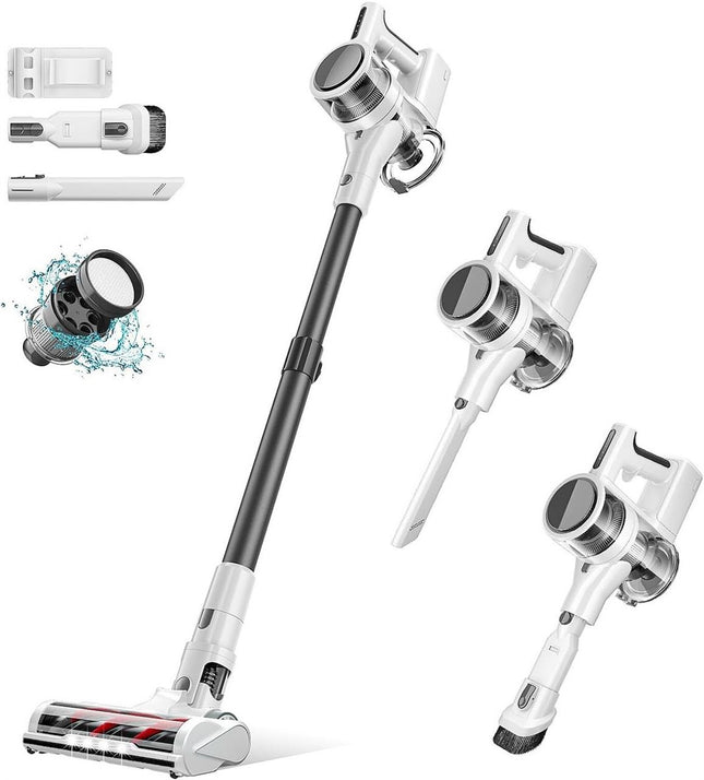 P11 Cordless Vacuum Cleaner, Adjustable Stick Vacuum with 2200 mAh Battery