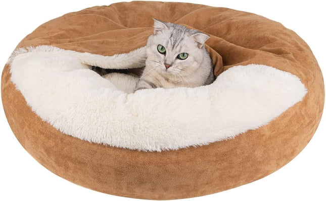 MICOOYO Cozy Cave Dog Cat Bed, Small