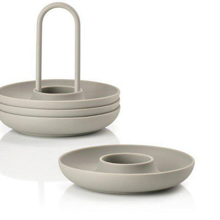 Zone Denmark Egg Cups Singles Set of 4, Grey