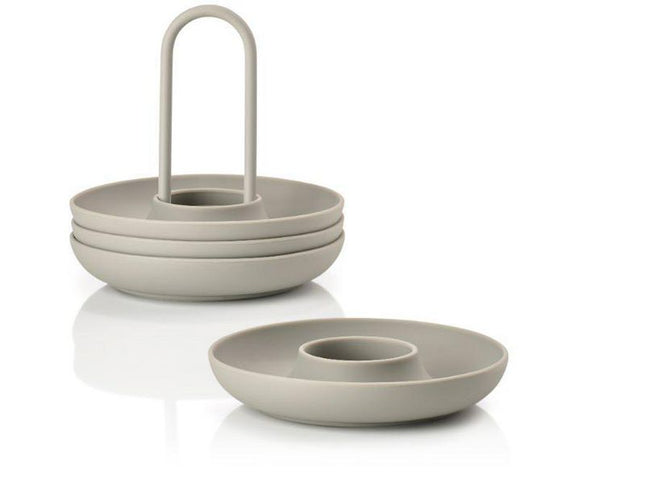 Zone Denmark Egg Cups Singles Set of 4, Grey