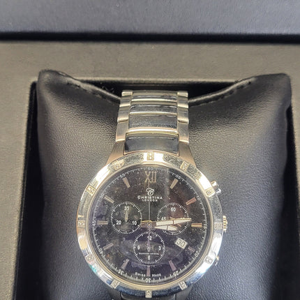 CHRISTINA LONDON Gents Collection Men's Swiss Made Watch, 505SBL2-CDL