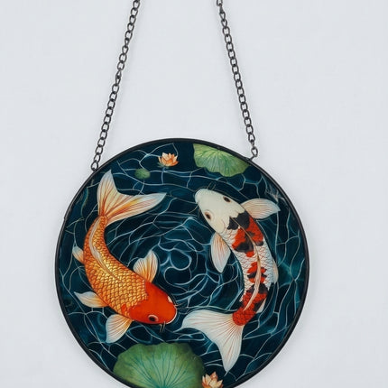 1PC Small Japanese Window Stained Glass Suncatcher Decor