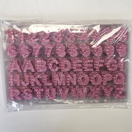 SHUNYINLAI 6 Sheets 294 PIECES Self-Adhesive Letters number stickers, Sticky Alphabet Sticker with Gems and Rhinestones for Scrapbook, DIY and Crafts supplies