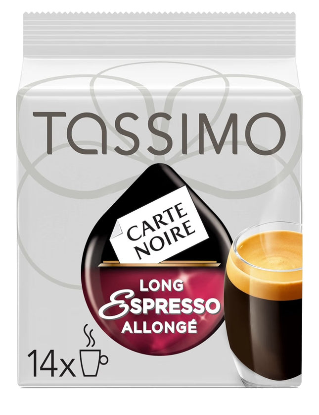 Tassimo 14ct Carte Noire Long Espresso Single Serve T-Discs, 110g