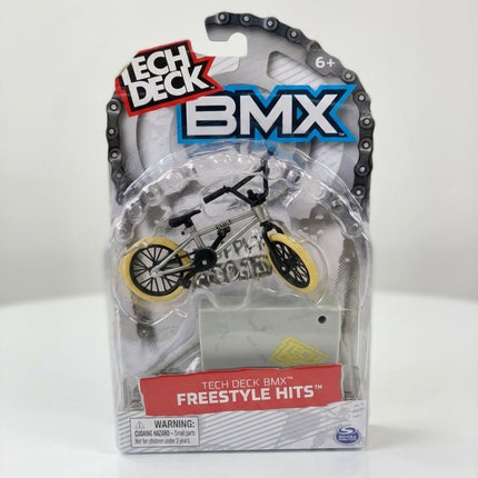 Tech Deck BMX Finger Bike Series 12-Replica Bike Real Metal Frame, Moveable Parts for Flick Tricks Games (Styles Vary)