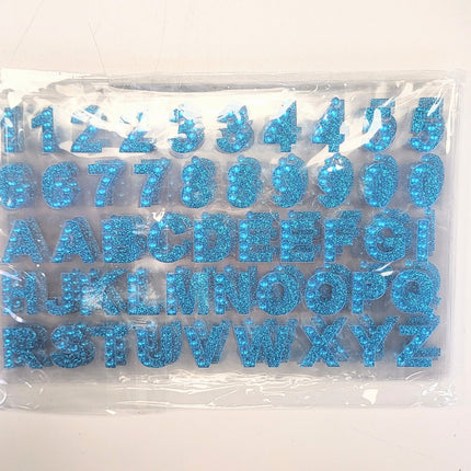SHUNYINLAI 6 Sheets 294 PIECES Self-Adhesive Letters number stickers, Sticky Alphabet Sticker with Gems and Rhinestones for Scrapbook, DIY and Crafts supplies