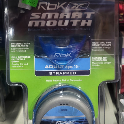 REEBOOK Adult Ages 15+ Elite Strapped Smart Mouth Guard