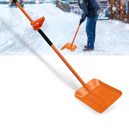 ABtool
Snow Shovel for Driveway, Ergonomic Snow Shovel for Removing Snow & Ice with 70in Long Adjustable Handle, Heavy Duty 13inch Wide Blade Metal Shovel for Car, Outdoor, Emergency, ORANGE