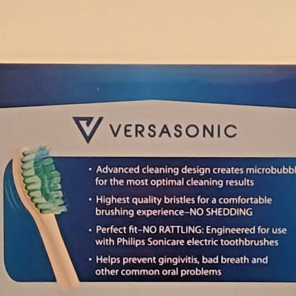 Versasonic Premium Philips Sonicare Replacement Toothbrush Heads