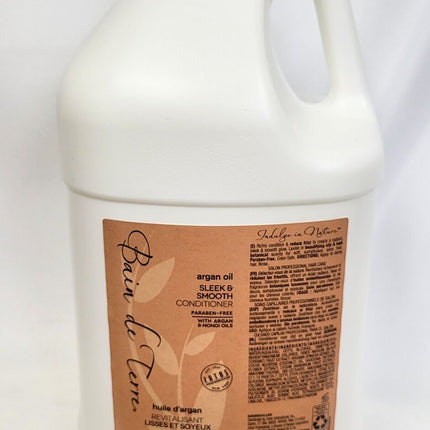 BAIN DE TERRE Argan Oil Sleek & Smooth Conditioner, 3.785L/1GALLON