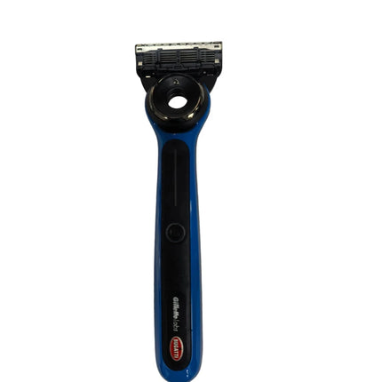 Gillette Bugatti Heated Razor Blue/Black Handle w/ Stand