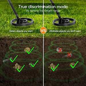 TACKLIFE Kids Metal Detector With Large Back-Lit LCD Display - MMD03