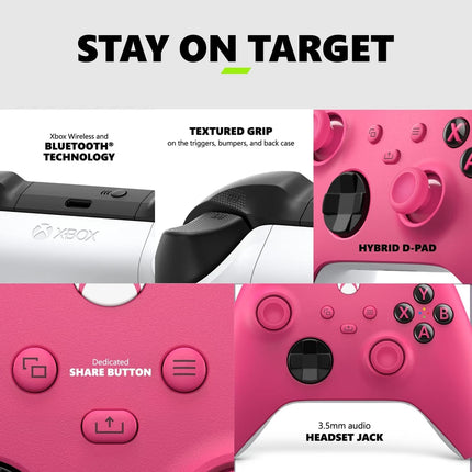 Microsoft Xbox Wireless Controller - Deep Pink Special Edition [Xbox Series X/S + One + Windows PC]