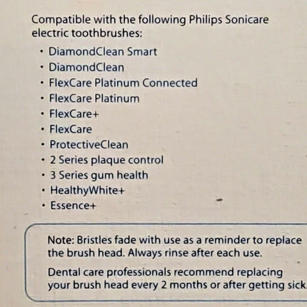 Versasonic Premium Philips Sonicare Replacement Toothbrush Heads