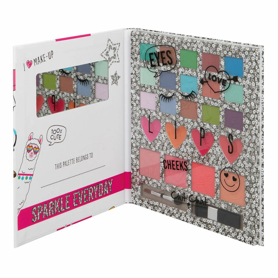 Chit Chat Colour Book Palette - Beauty Christmas Gifts Eyeshadow Lipglosses Face