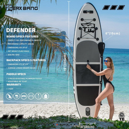 TIGERX Inflatable StandUp Paddle Board