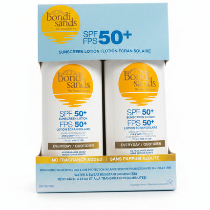 2Pack Bondi Sands Sunscreen Lotion SPF FPS 50+, 500ml Each