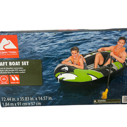 Ozark Trail Raft Boat Set 72.44 in. x 35.83 in. x 14.57 in.