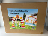Lion Inflatable Sprinkler Arch for Kids
