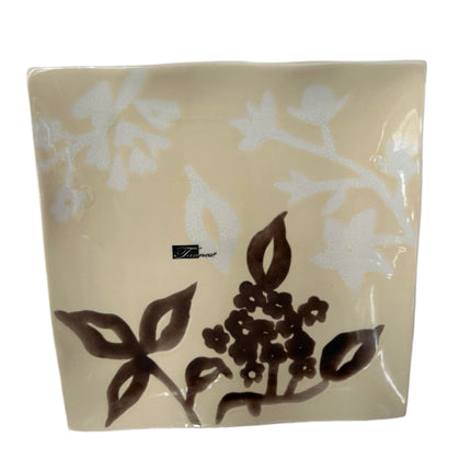 Tannex 92807 Square Salad Plate 8.75 inches - 4 Pack