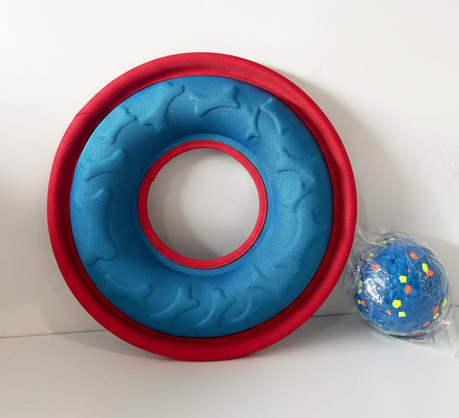 Flying Discs Dog Toy, Pet Interactive Training Fetch Toy Floating Water Soft Saucer Dog Medium/Large Breeds Great for Beach and Pool