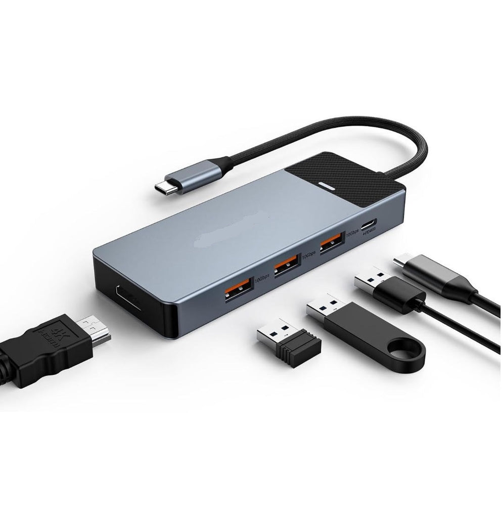 USB-C 5 IN 1 Hub with 4K HDMI Output & 3 USB 3.2 Ports