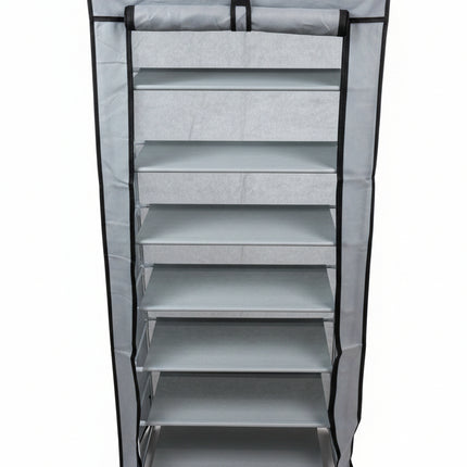 8 Layer Non-Woven Shoe Rack - Gery