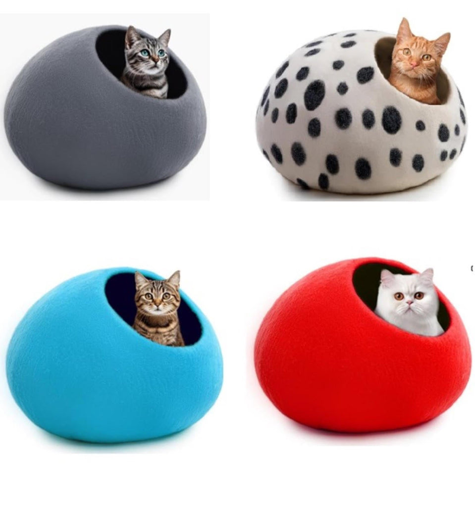 Woolygon Wool Cat Cave Beds