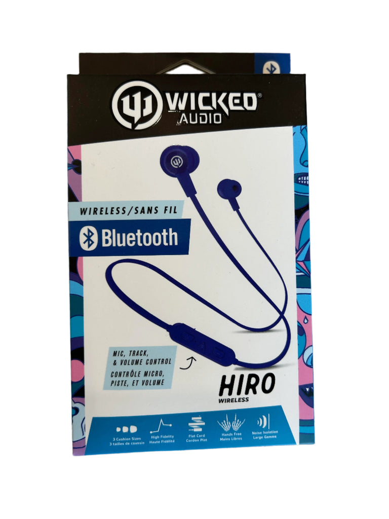 Wicked Audio HIRO Bluetooth Wireless with Mic/Track Control Earbuds
