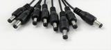 CCTV Security Camera 2.1mm 1 to 8 Port Power Splitter Cable Pigtails 12V DC