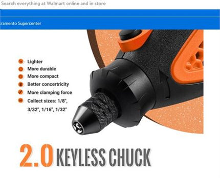 TACKLIFE Rotary Tool Kit,Versatile Accessories and 4 Attachments and Carrying