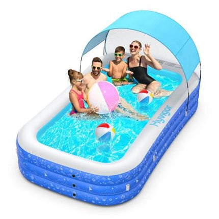 NEW, HYVIGOR Inflatable Swimming Pool w/ Removable Canopy, HY-P3