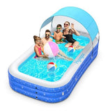 NEW, HYVIGOR Inflatable Swimming Pool w/ Removable Canopy, HY-P3