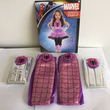 NEW, Child Spider-Girl Arm and Leg Warmers Set Ages 4 and Up