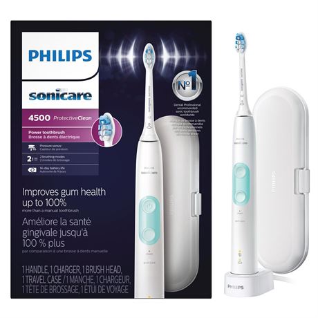 PHILIPS SONICARE 4500 Protective Clean Power Toothbrush, HX6827/11