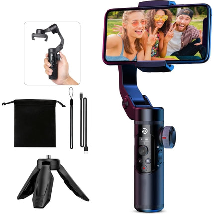 NEW Bomaker SMART XR 3-Axis Gimbal Stabilizer Android IOS Phone sizes up to 7.2"