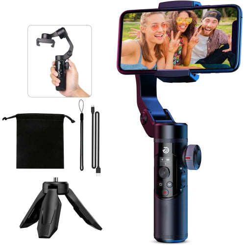 NEW Bomaker SMART XR 3-Axis Gimbal Stabilizer Android IOS Phone sizes up to 7.2"