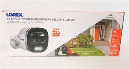 NEW Lorex LNB8105X POE 4K Active deterrence network camera BRAND NEW OPEN BOX