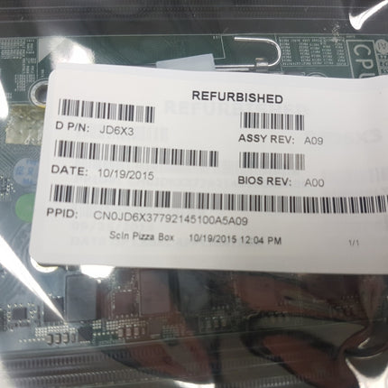 DELL JD6X3 SERVER BOARD FOR 2-SOCKET LGA1155 W/O CPU POWEREDGE R410