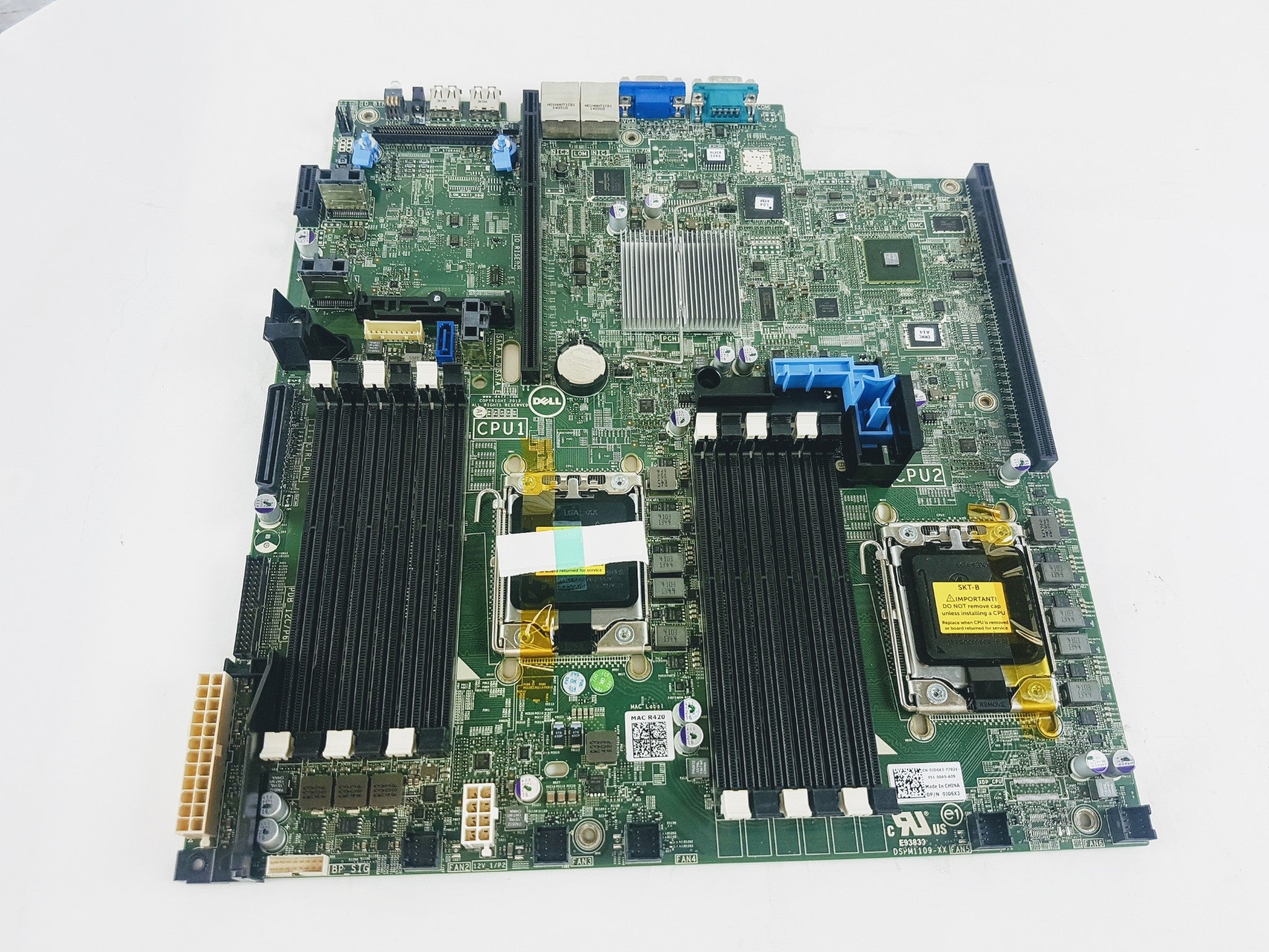 DELL JD6X3 SERVER BOARD FOR 2-SOCKET LGA1155 W/O CPU POWEREDGE R410