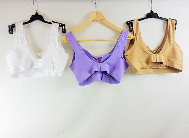 RHONDA SHEAR Women's #9210 Seamless Bra with Lace Detail Bra - CHOOSE COLOR BRA