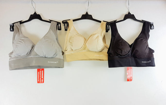 Sankom Everyday Yoga Fitness Sport Medical Push up Bra Comfortable Breathable